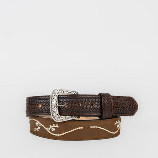 Cinturón Coyote Ranch Grabado Tejido Dama