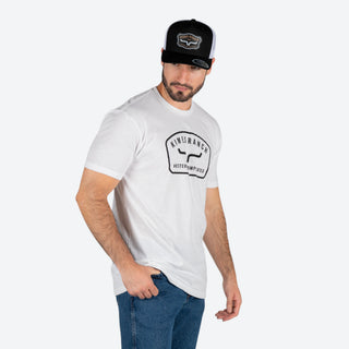 Playera Kimes Ranch Hudson White Caballero