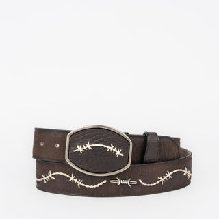 Cinturón Coyote Ranch Púa Chocolate Caballero