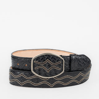 Cinturón Coyote Ranch Grabado Tejido Caballero