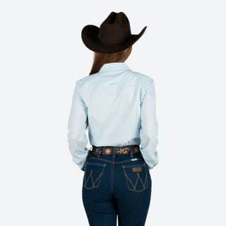 Camisa Ariat Kiby Pro Nantucket Breeze Dama