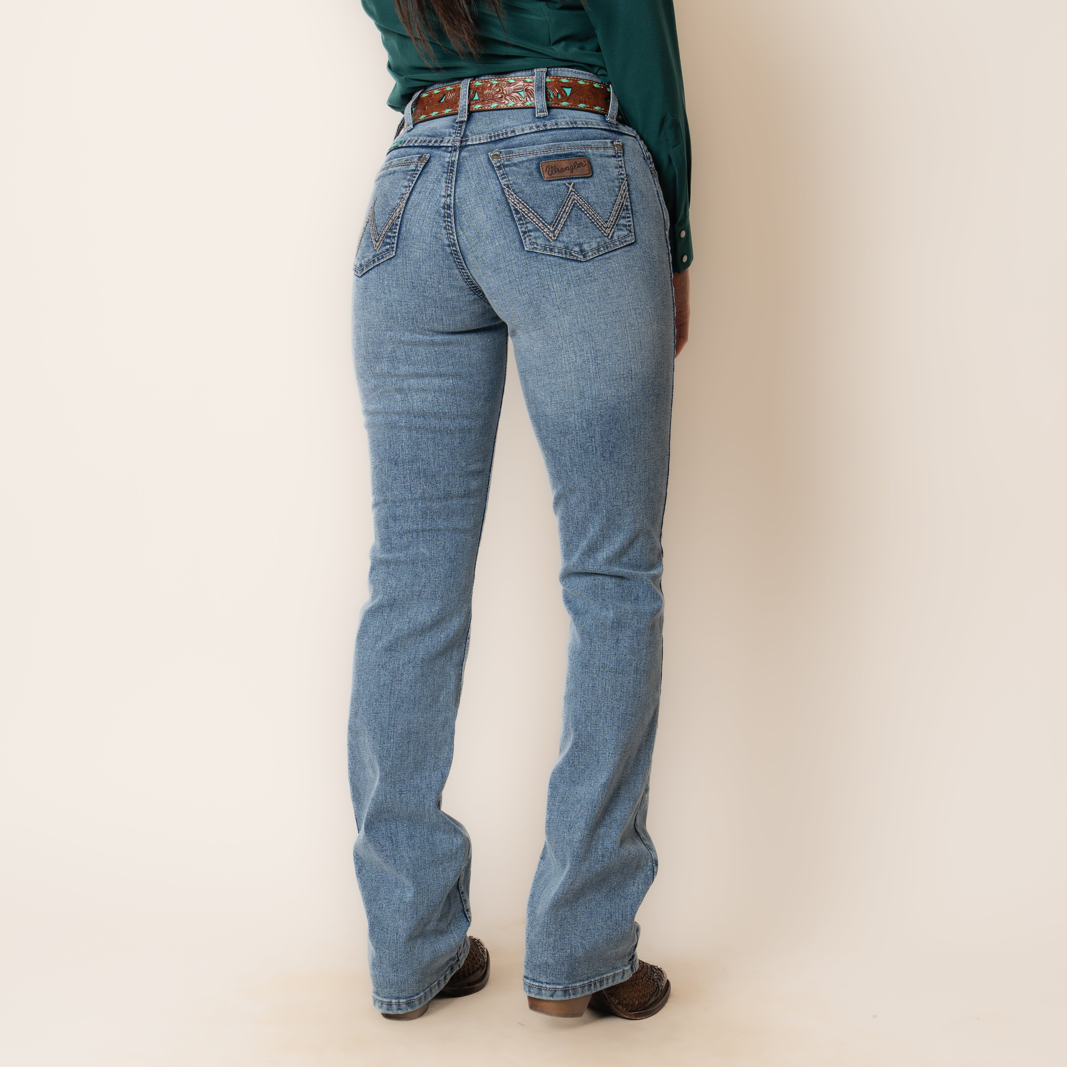 Jeans Wrangler High Rise Cintura Alta Dama