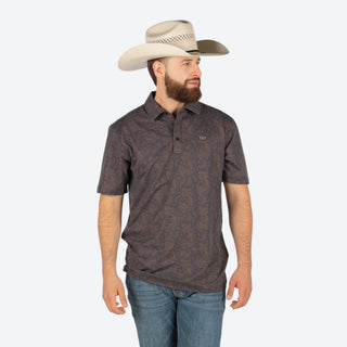 Playera Polo Kimes Ranch Burel Black Caballero