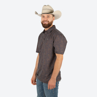 Playera Polo Kimes Ranch Burel Black Caballero
