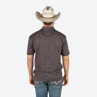 Playera Polo Kimes Ranch Burel Black Caballero