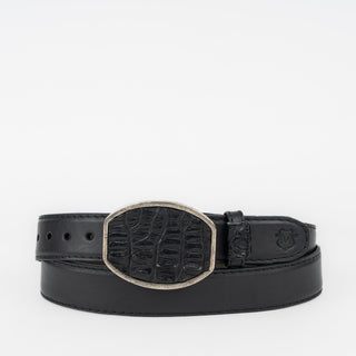 Cinturón Martelli Caimán Negro Caballero