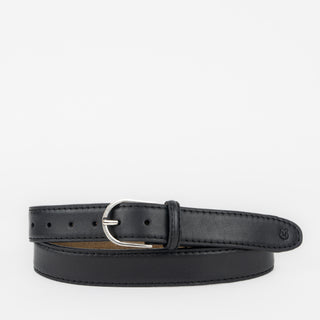 Cinturón Martelli Piel Negro Dama