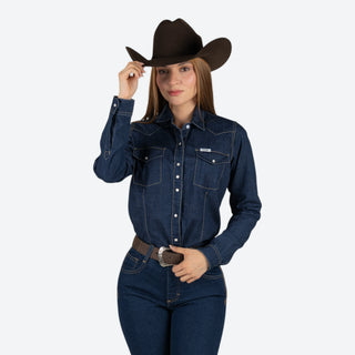 Camisa Wrangler Mezclilla Dama