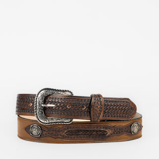 Cinturón Coyote Ranch Concho Crin Café Caballero