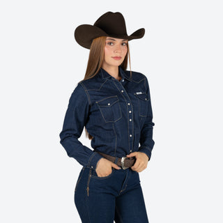Camisa Wrangler Mezclilla Dama
