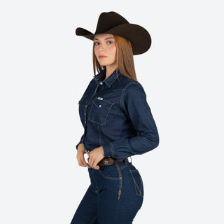 Camisa Wrangler Mezclilla Dama