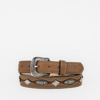 Cinturón Coyote Ranch Concho Flor Rombo Miel Niña