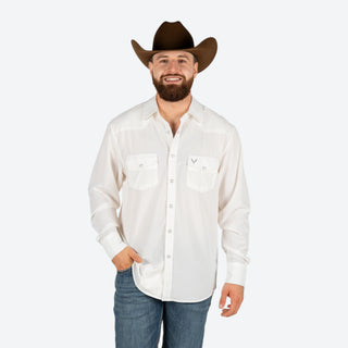 Camisa McAllen Blanco Caballero