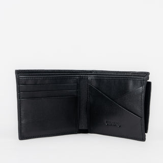 Billetera Cuadra Mantarraya Negro Caballero