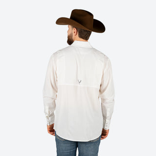 Camisa McAllen Blanco Caballero