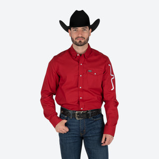 Camisa Kimes Ranch Talbott Red Caballero