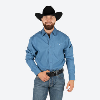 Camisa Kimes Ranch KR Team Carbon Blue Caballero