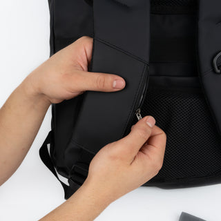 Mochila Porta Sombrero Cuadra Negro