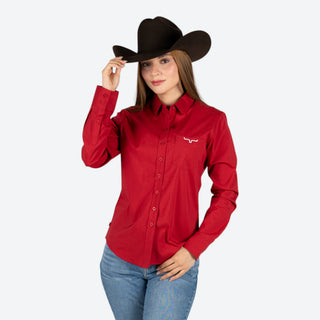 Camisa Kimes Ranch KR Team Red Dama