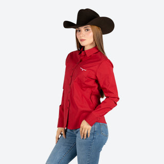 Camisa Kimes Ranch KR Team Red Dama