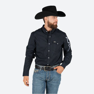 Camisa Kimes Ranch Talbott Black Caballero
