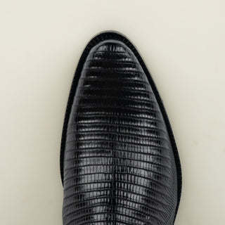 Bota Franco Cuadra Lizard Teju Ternera Inca Black Caballero