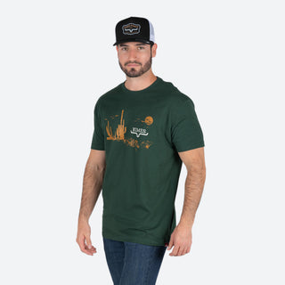 Playera Kimes Ranch Night Fall Heather Forest Green Caballero