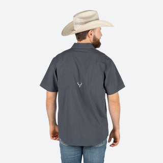 Camisa McAllen Gris Cuadro Caballero