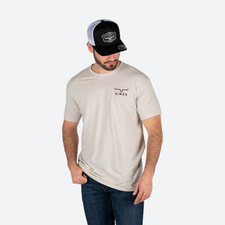 Playera Kimes Ranch Heavy Text Natural Caballero