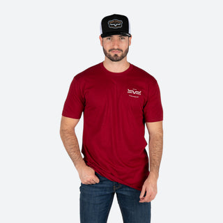 Playera Kimes Ranch Old West Cardinal Caballero