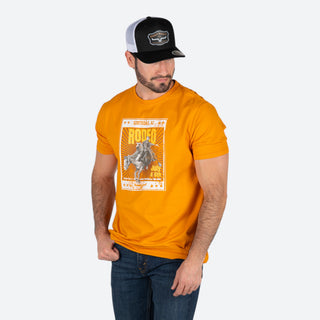 Playera Kimes Ranch Top Bill Vintage Orange Caballero