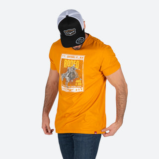 Playera Kimes Ranch Top Bill Vintage Orange Caballero
