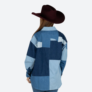 Sobrecamisa Kimes Ranch Olly Indigo Dama