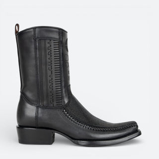 Bota Cuadra Mantarraya Negro Caballero