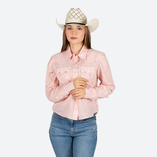 Camisa Kimes Ranch Etolie Lioght Pink Dama