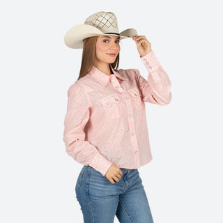 Camisa Kimes Ranch Etolie Lioght Pink Dama
