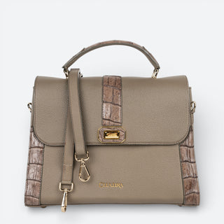 Bolso Cuadra Moreleti Taupe Dama