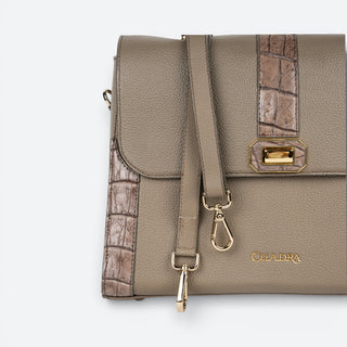 Bolso Cuadra Moreleti Taupe Dama