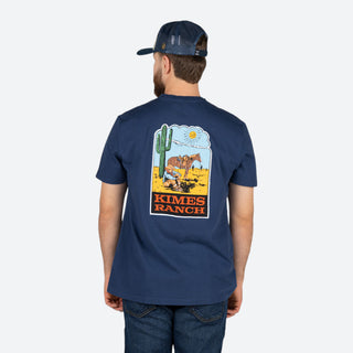 Playera Kimes Ranch Lucky Sun Had Just Risen Indigo Caballero