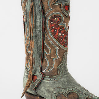 Bota Caborca Andreina Vintage Canela Dama