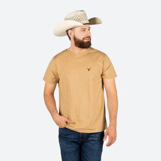Playera Rodeo Kaki Caballero