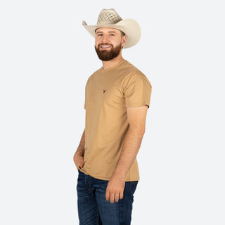 Playera Rodeo Kaki Caballero