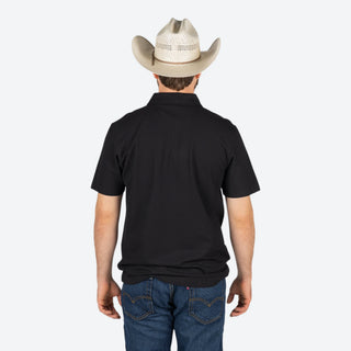 Playera Polo Kimes Ranch Bowman Black Caballero