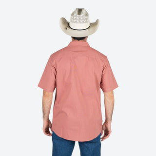 Camisa Kimes Ranch Linville Short Sleeve Red Caballero