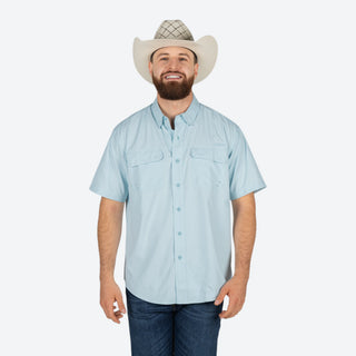 Camisa Ariat Venttek Outbound Blue Caballero