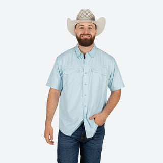 Camisa Ariat Venttek Outbound Blue Caballero