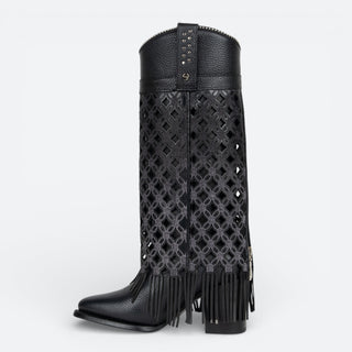 Bota Cuadra Res Santana Negro Dama