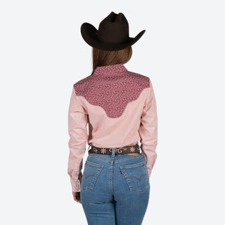 Camisa Kimes Ranch Birdie Light Pink Dama