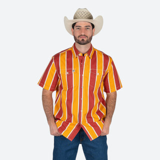 Camisa Kimes Ranch Stoppy Brick Red Caballero