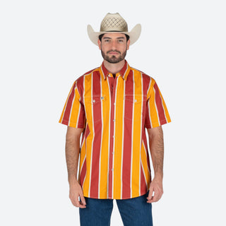 Camisa Kimes Ranch Stoppy Brick Red Caballero